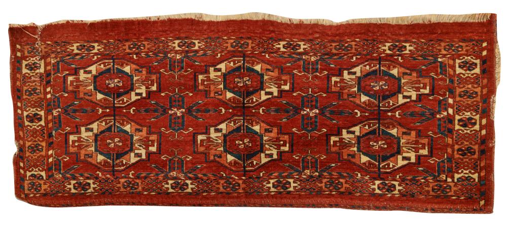 FINE TEKKE SIX GUL TORBA, CA. 1875Fine