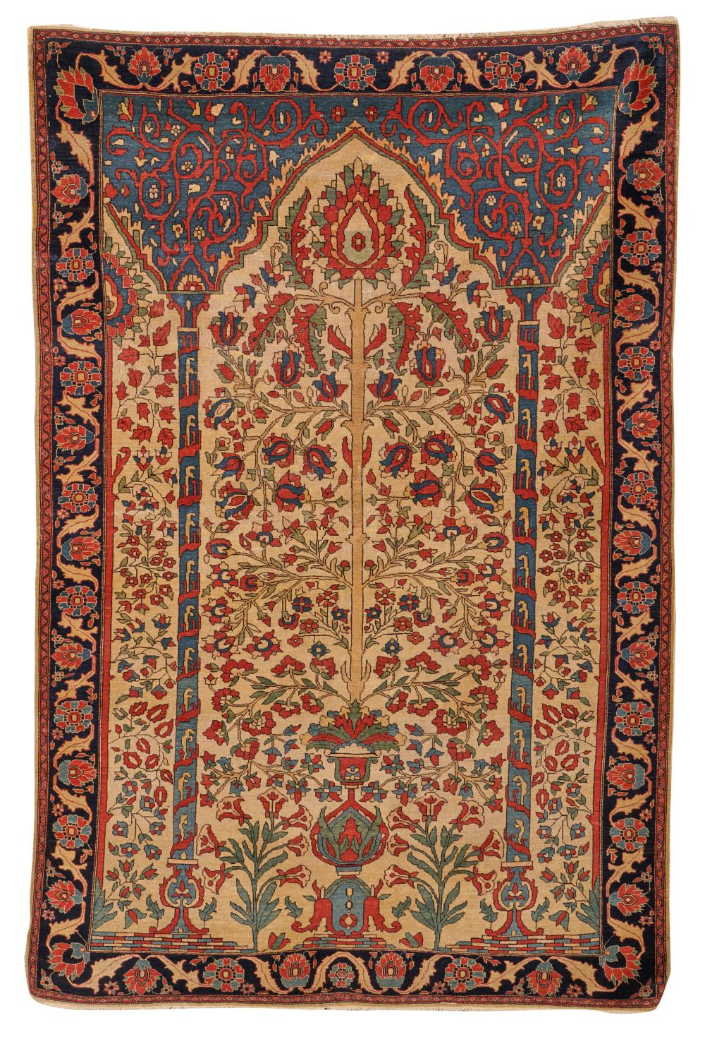 SAROUK FEREGHAN PRAYER RUG PERSIA  36717c