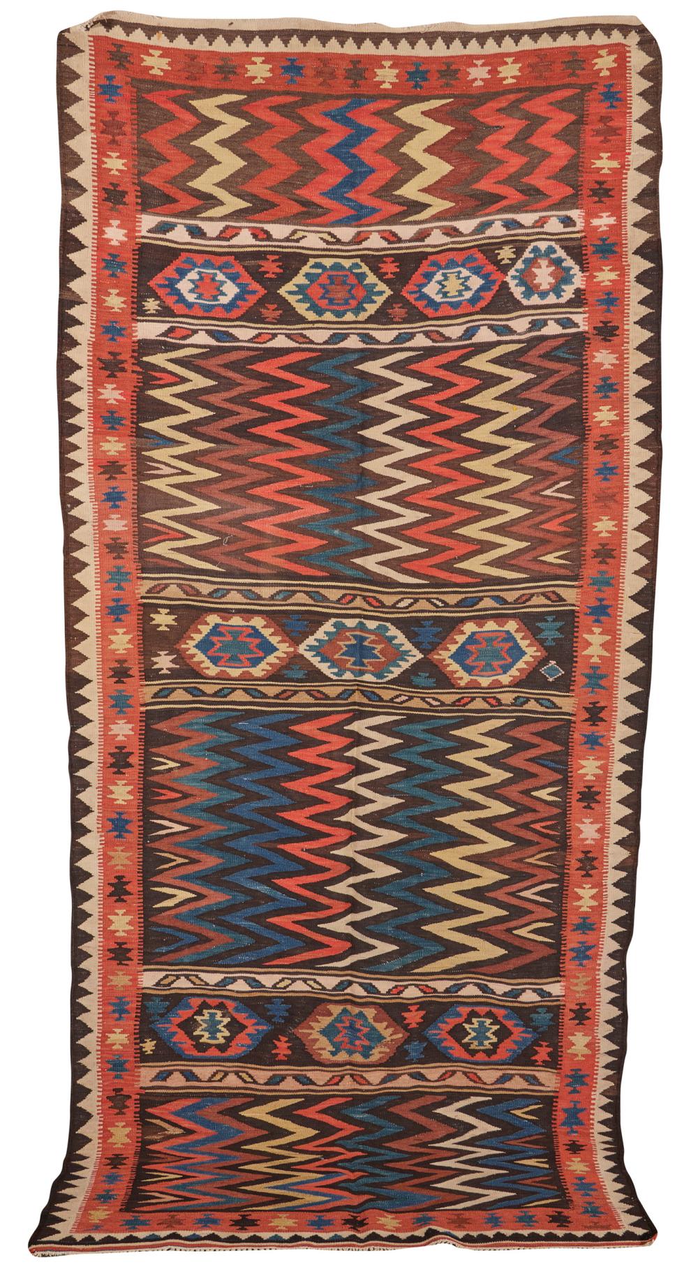 PERSIAN KILIM, CIRCA 1900Persian