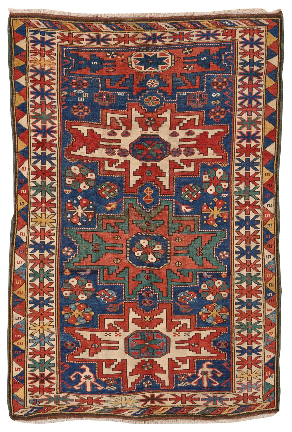 LESGHI RUG, CAUCASUS, CIRCA 1900Lesghi