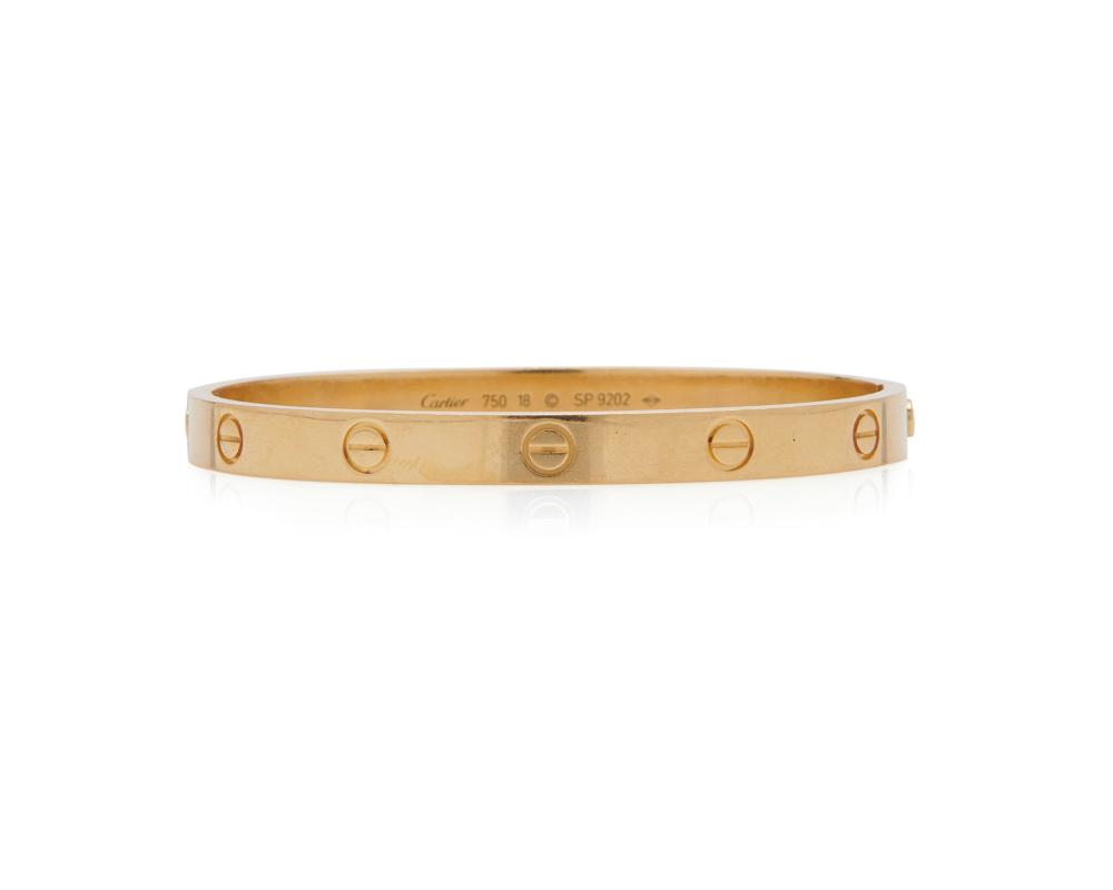 CARTIER 18K GOLD LOVE BRACELETCARTIER 367215