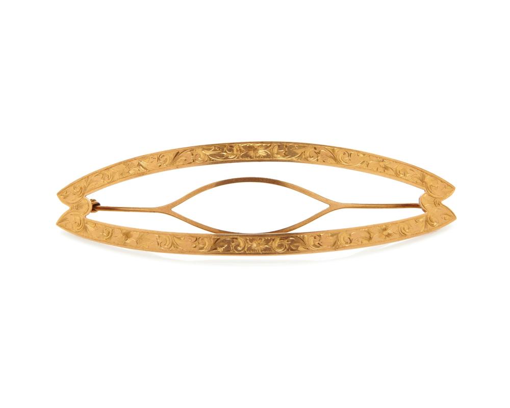 14K GOLD BARRETTE14K Gold Barrette  367226