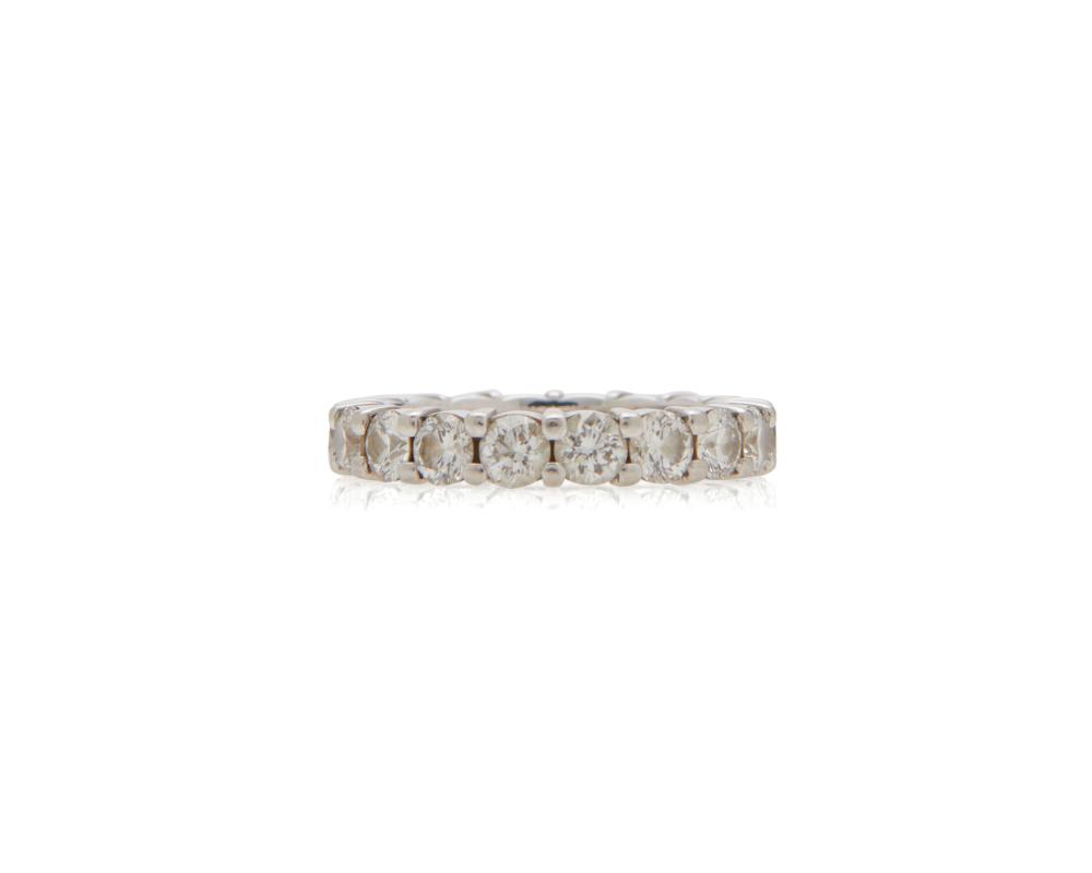 PLATINUM AND DIAMOND ETERNITY BANDPlatinum 36722a