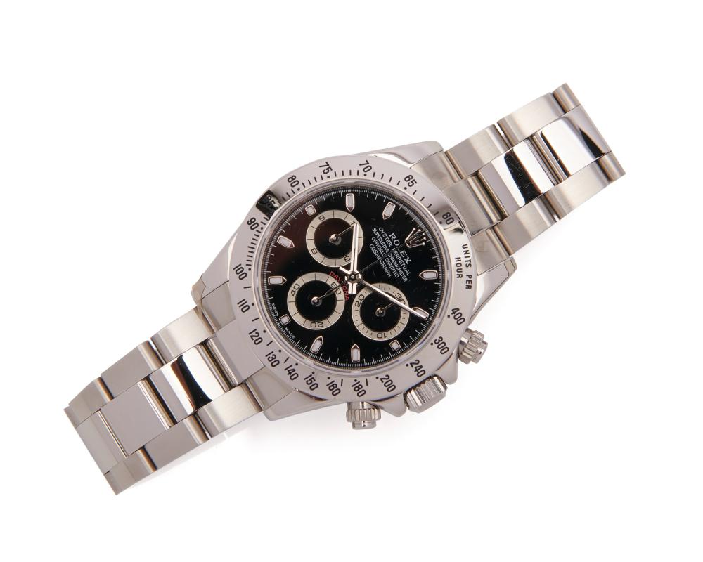 ROLEX DAYTONA STAINLESS STEEL CHRONOGRAPH