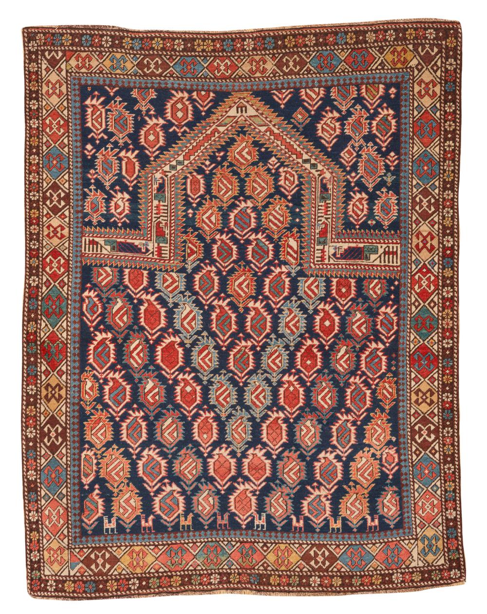 SHIRVAN MARASALLI PRAYER RUG CAUCASUS  367257