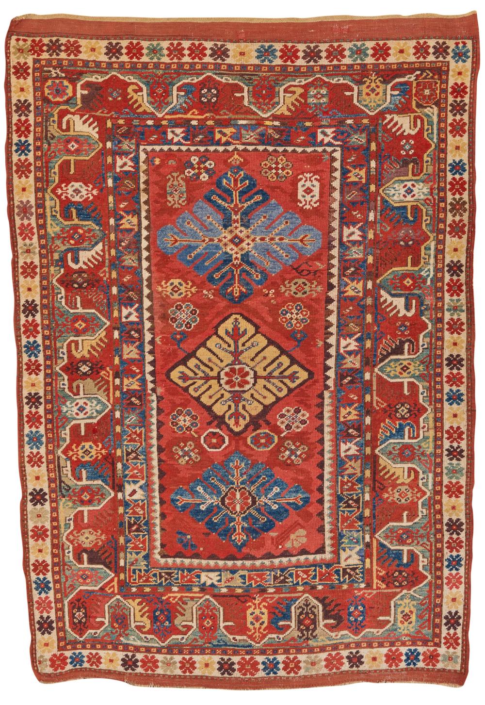 MELAS RUG, TURKEY, CA. 1875Melas