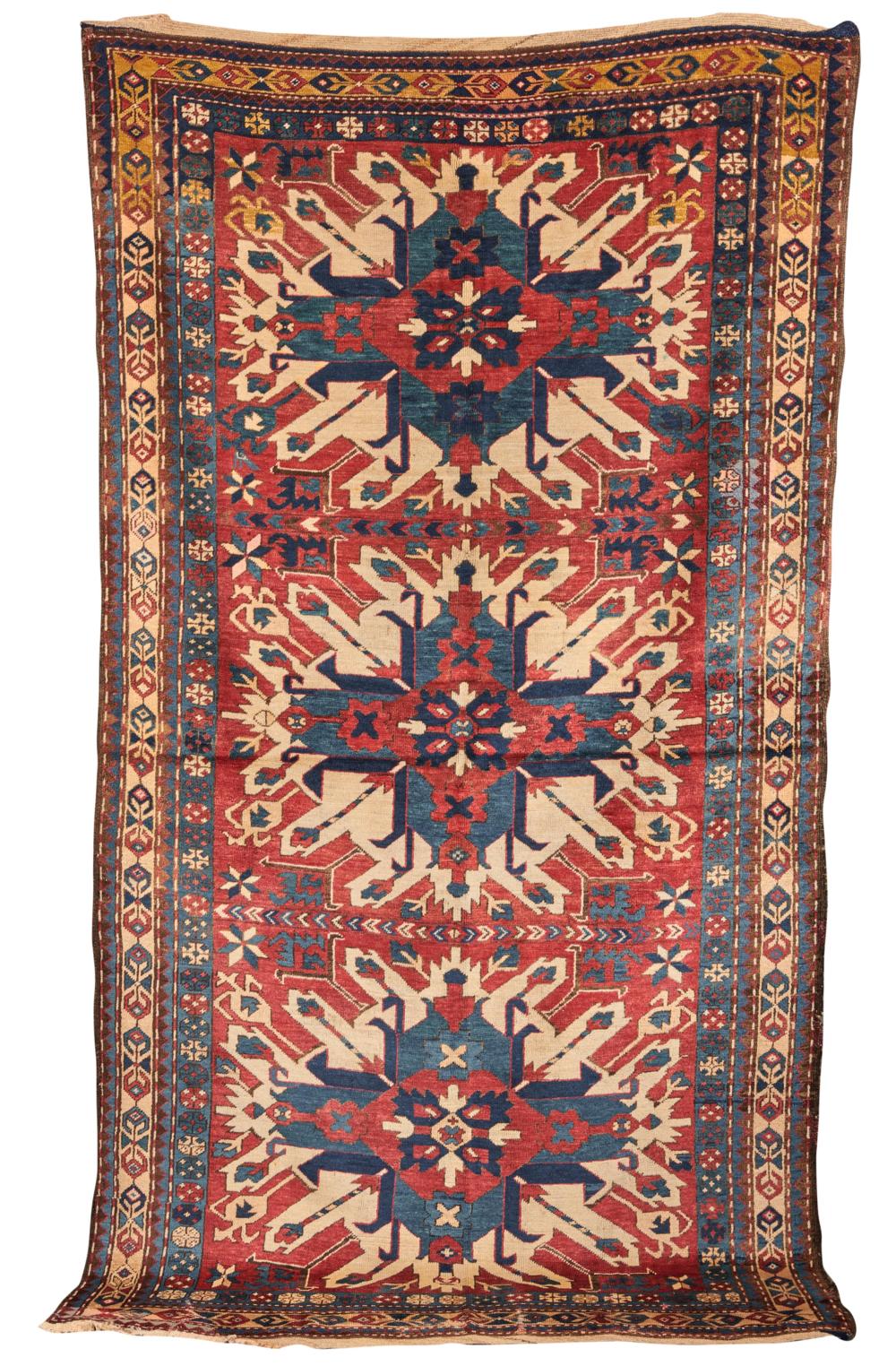 EAGLE KAZAK RUG, CAUCASUS, CA.