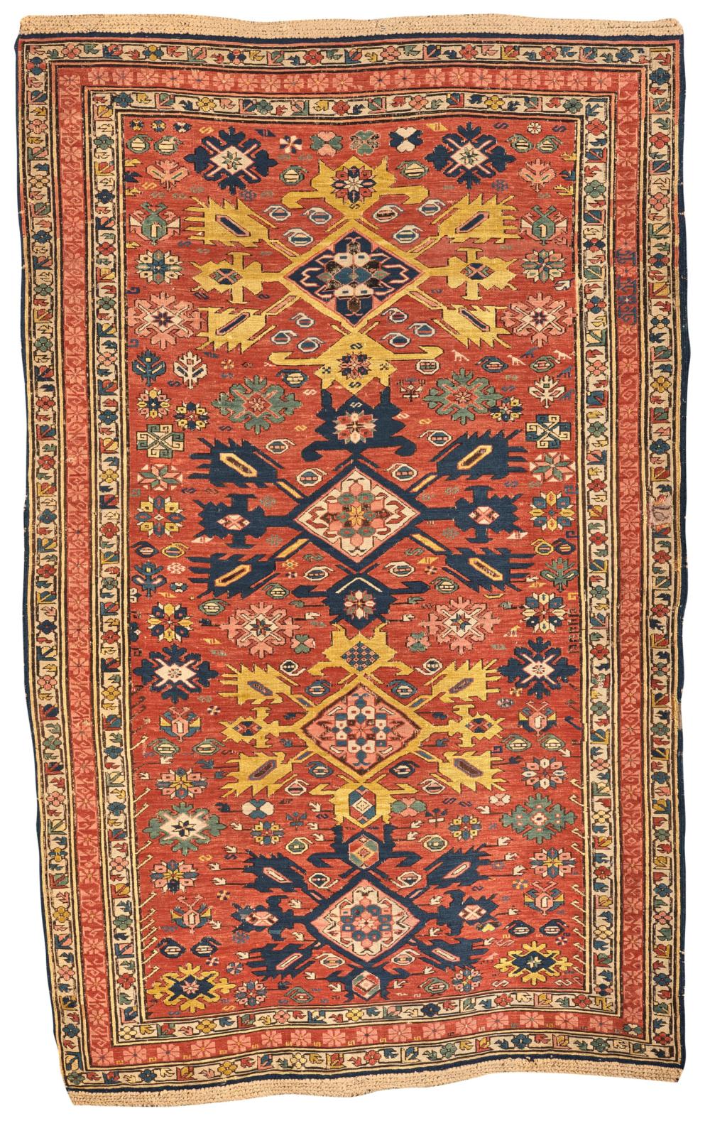 SOUMAC RUG CAUCASUS CA 1875Soumac 3672b0