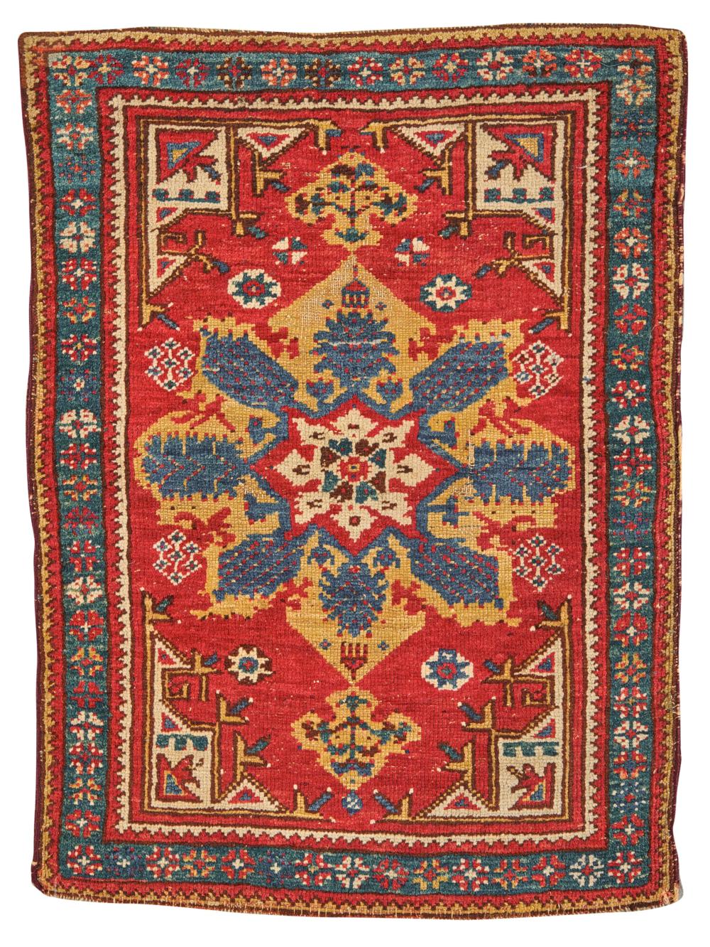 TURKISH YASTIK, CA. 1875Turkish