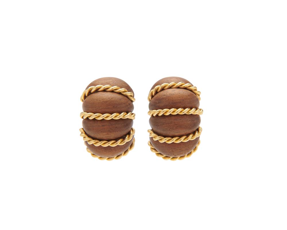 SEAMAN SCHEPPS 18K GOLD AND WOOD 367313