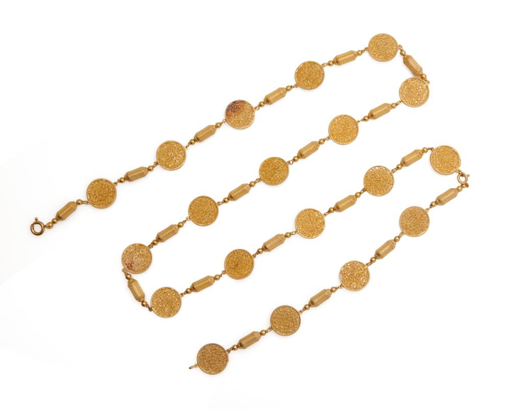 18K GOLD CONVERTIBLE NECKLACE18K