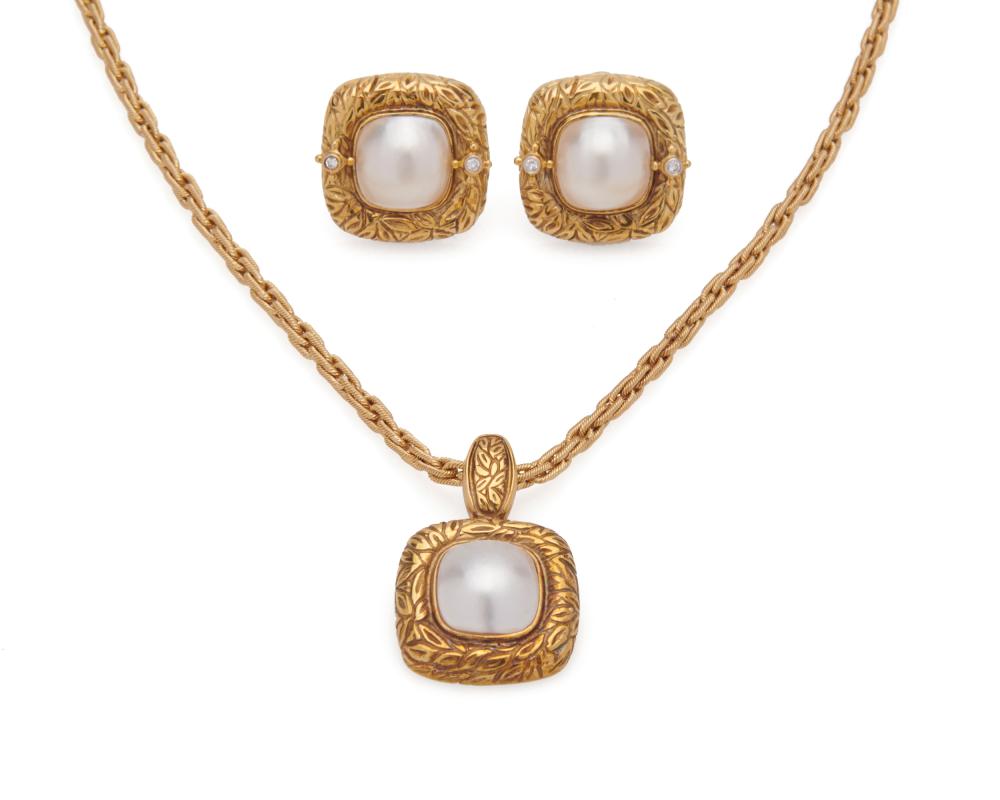 14K GOLD AND PEARL SUITE14K Gold 367333