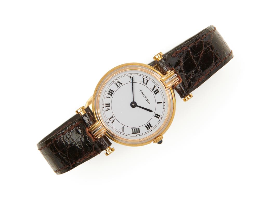 CARTIER 18K GOLD WRISTWATCHCARTIER 367345