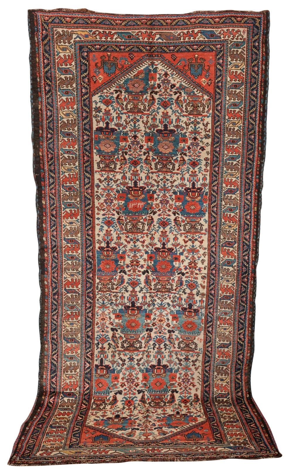 SOUTH PERSIAN VILLAGE RUG DATED 36742b