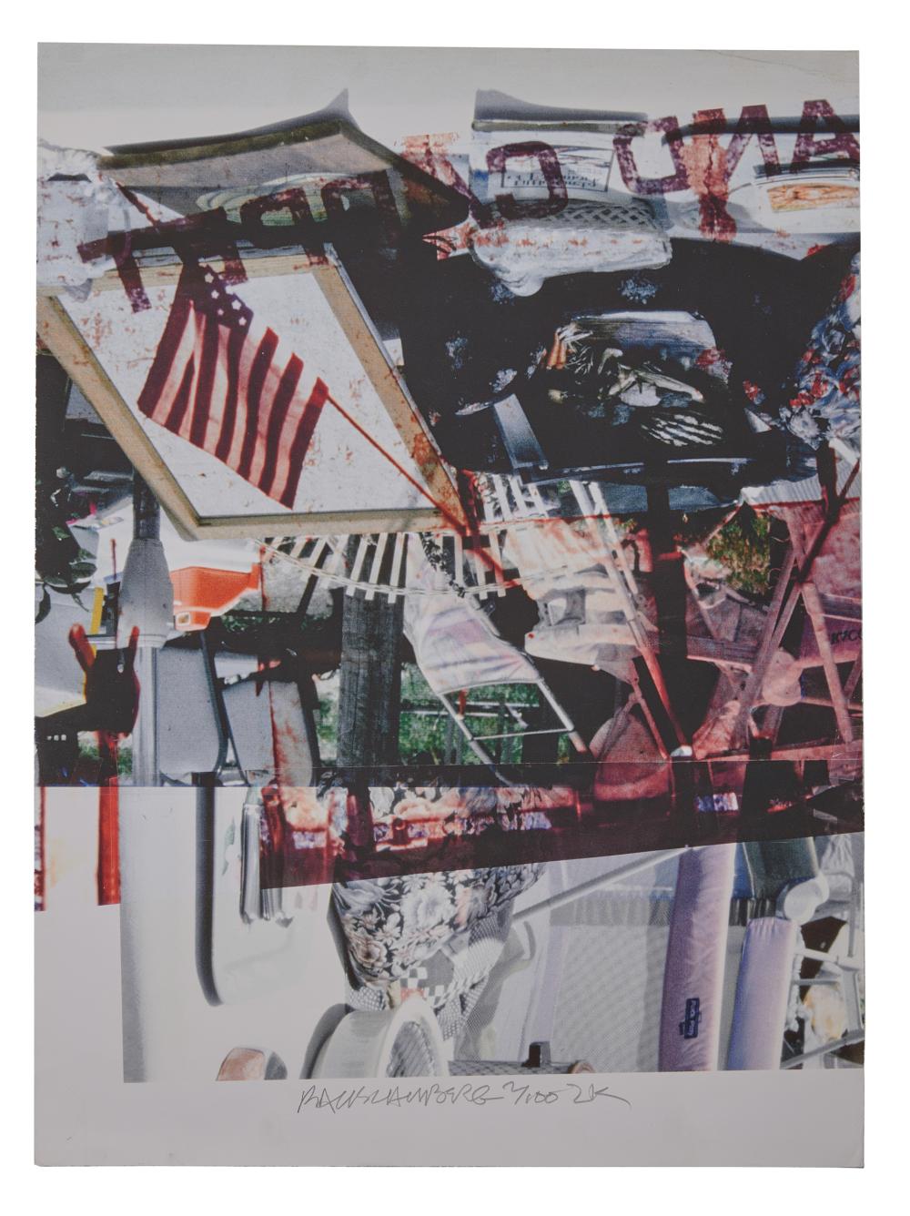 ROBERT RAUSCHENBERG, AMERICAN 1925-2008,