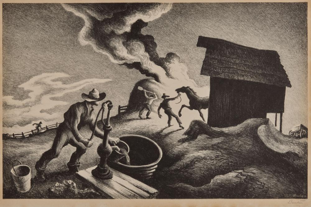 THOMAS HART BENTON AMERICAN 1889 1975  36752f