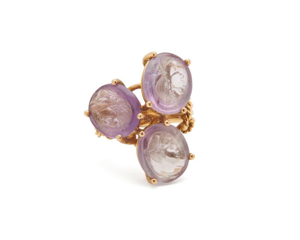 14K GOLD AND AMETHYST RING14K Gold 3675c3