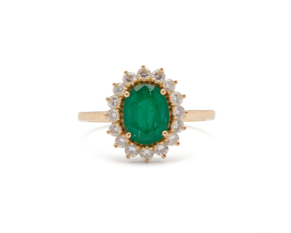 LUX BOND GREEN 14K GOLD EMERALD  367610