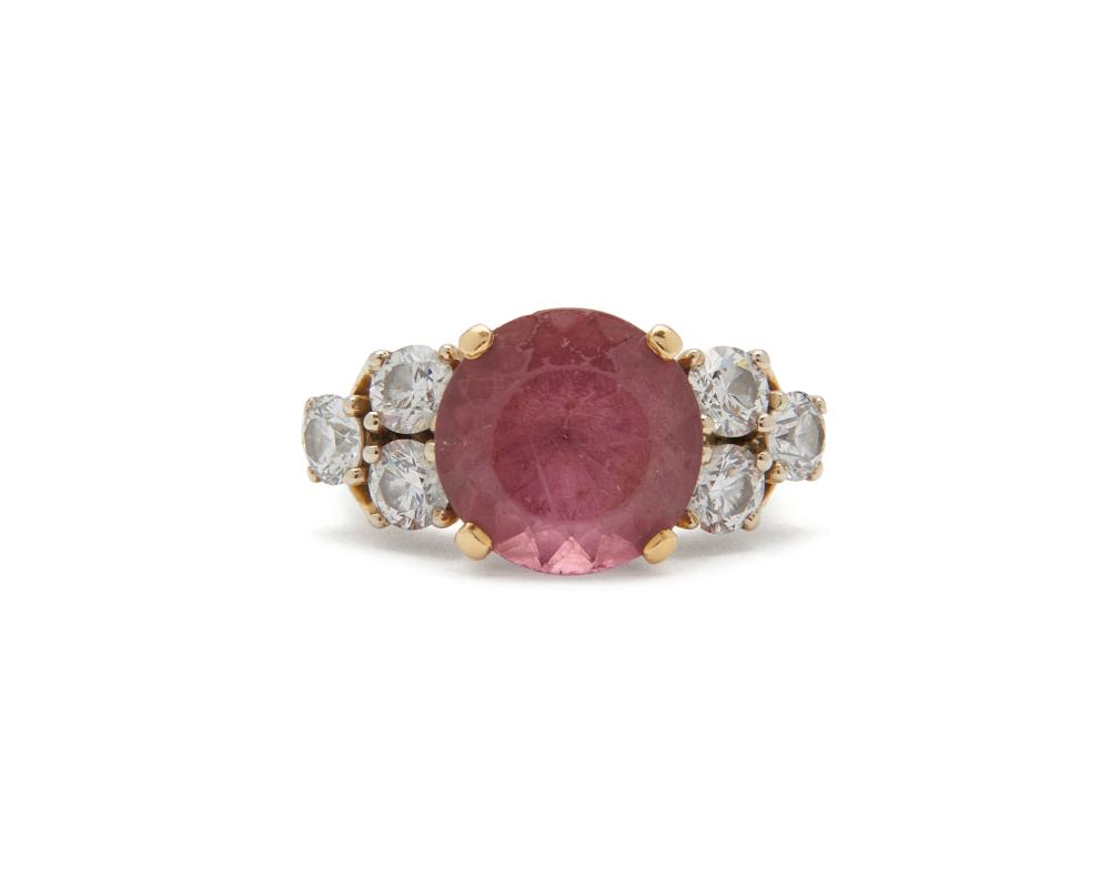 18K GOLD TOURMALINE AND DIAMOND 367636