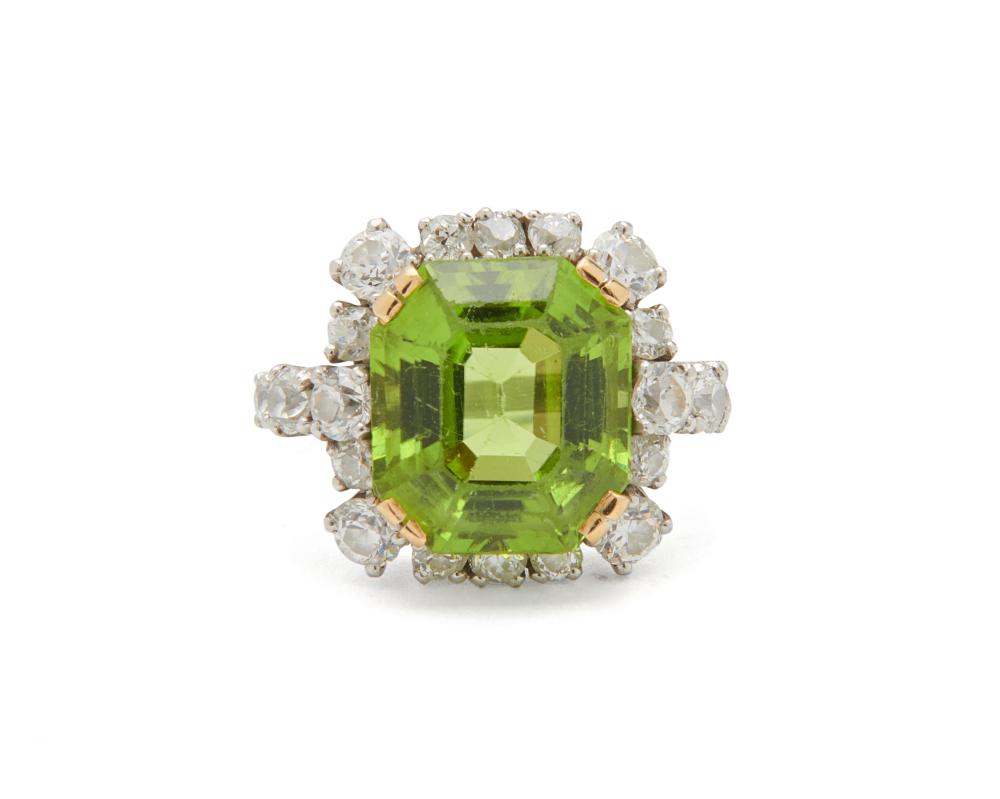 PLATINUM PERIDOT AND DIAMOND 367633