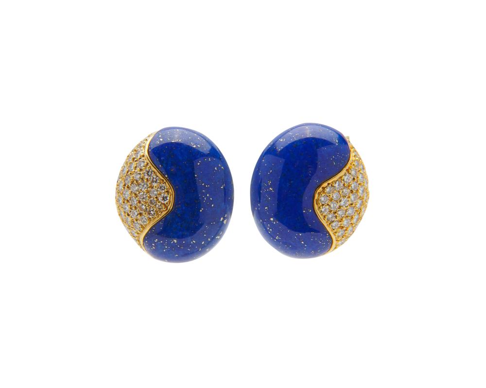 LA TRIOMPHE 18K GOLD LAPIS AND 367643