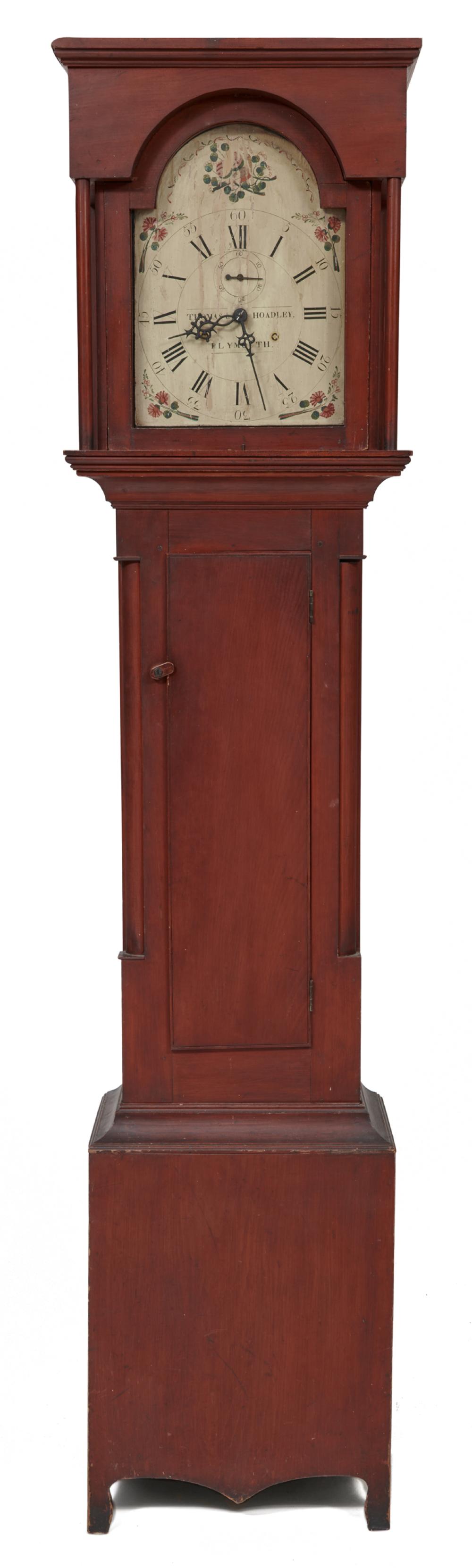 THOMAS & HOADLEY RED-PAINTED TALL