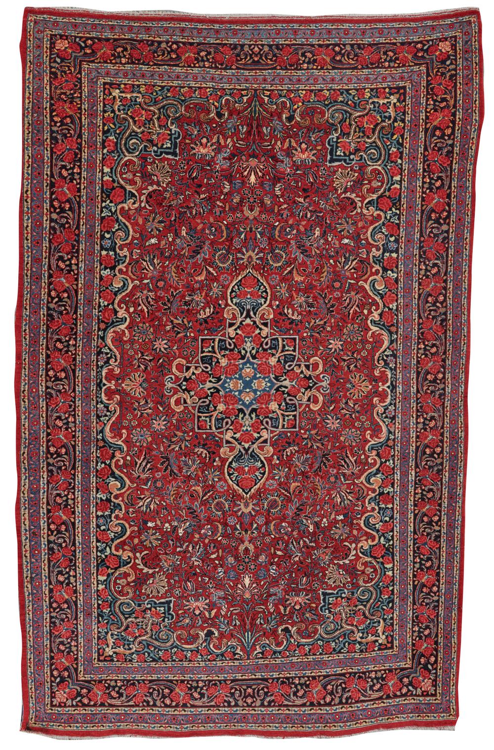 FINE BIDJAR RUG PERSIA CA 1900Fine 3676cd