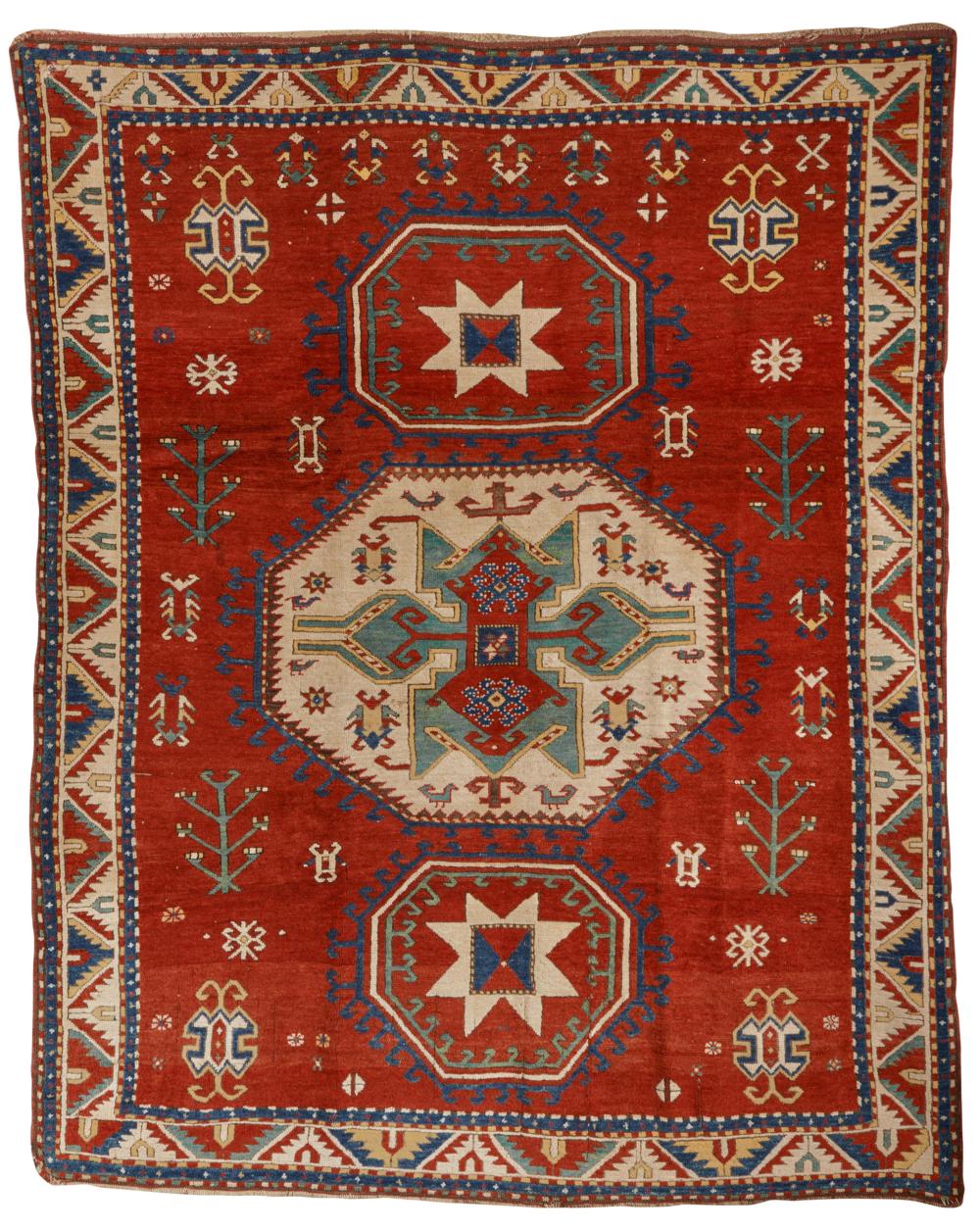 FINE LORI PAMBAK KAZAK RUG CAUCASUS  3676d4