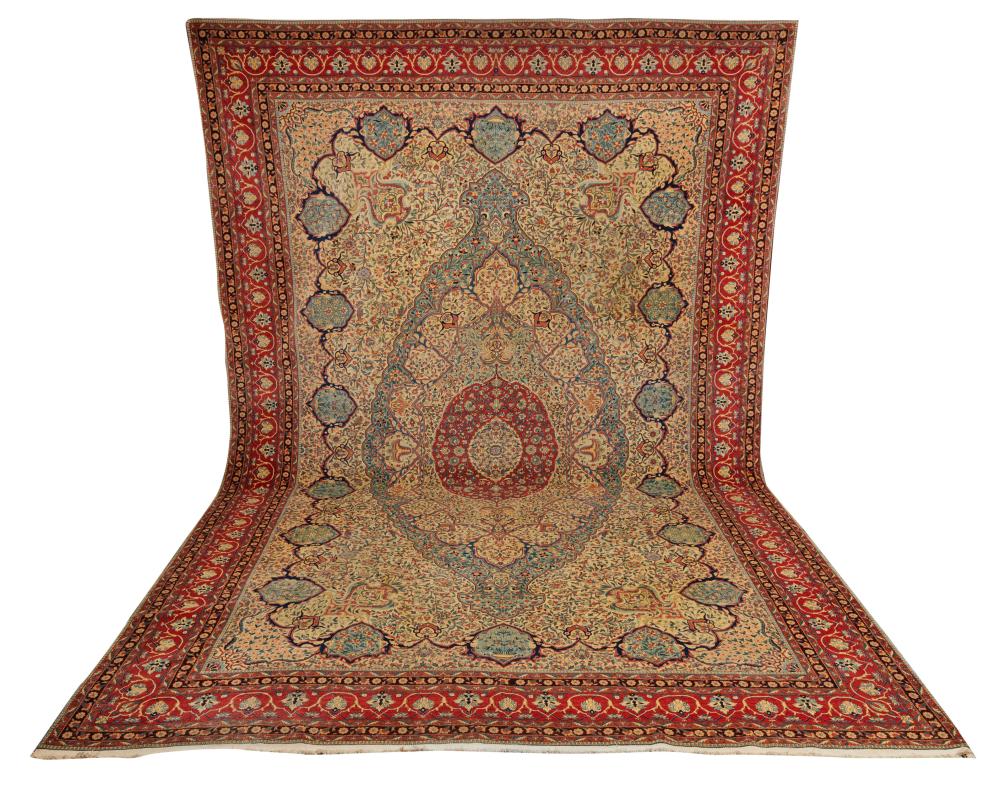 FINE MOHTASHAM KASHAN CARPET PERSIA  3676f4