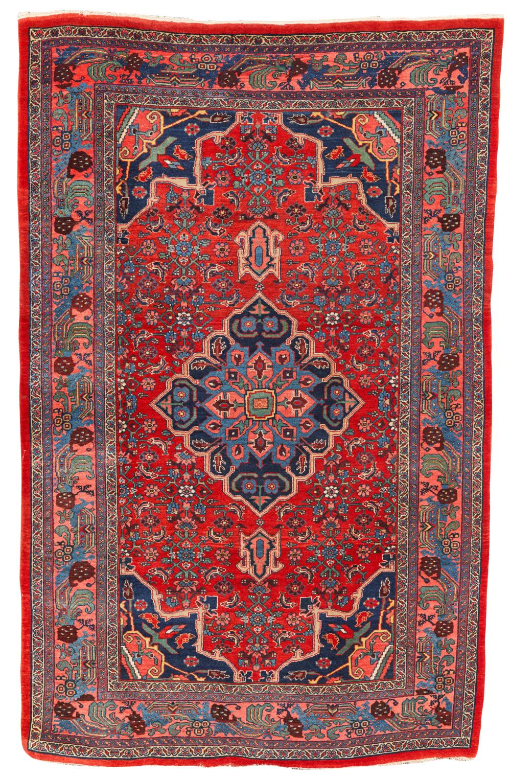 BIDJAR MEDALLION RUG, PERSIA, CA.