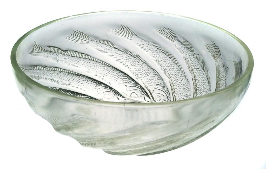 DVA FRENCH ART GLASS FISH BUBBLE 3652b4