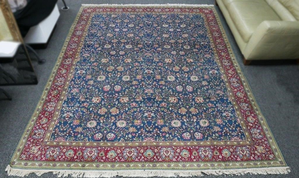 HAND KNOTTED KASHAN ORIENTAL PERSIAN 3652d4