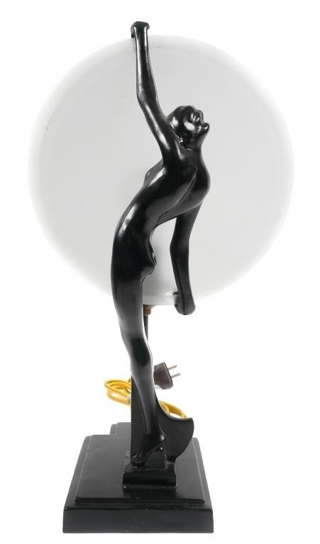 FRANKART ART DECO FEMALE NUDE FIGURAL 3652e9