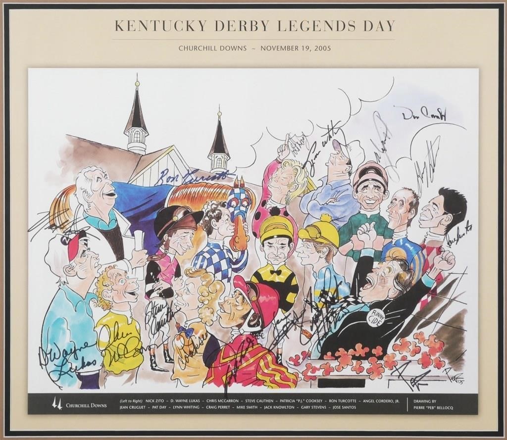 KENTUCKY DERBY LEGENDS DAY SIGNED