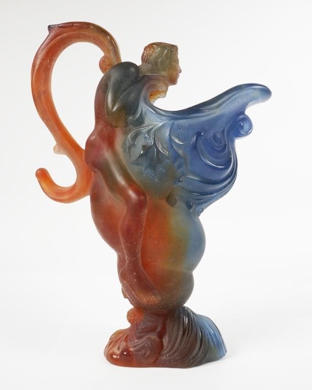 DAUM PATE DE VERRE MYTHOLOGY EWER  3652fe