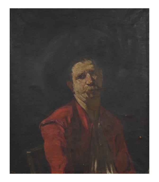 PORTRAIT OF A MAN, O/C, 19TH CENTURYOil