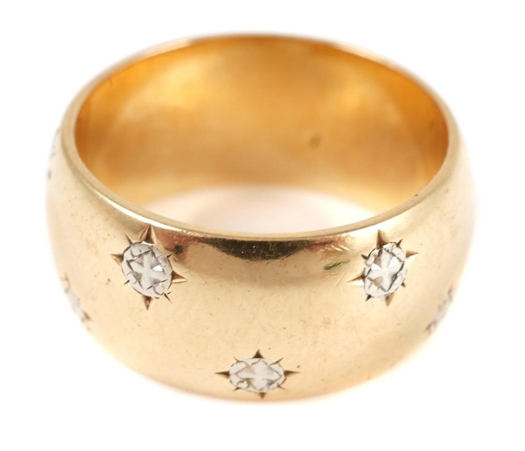 14K YELLOW GOLD CELTIC STAR RINGStamped 365334