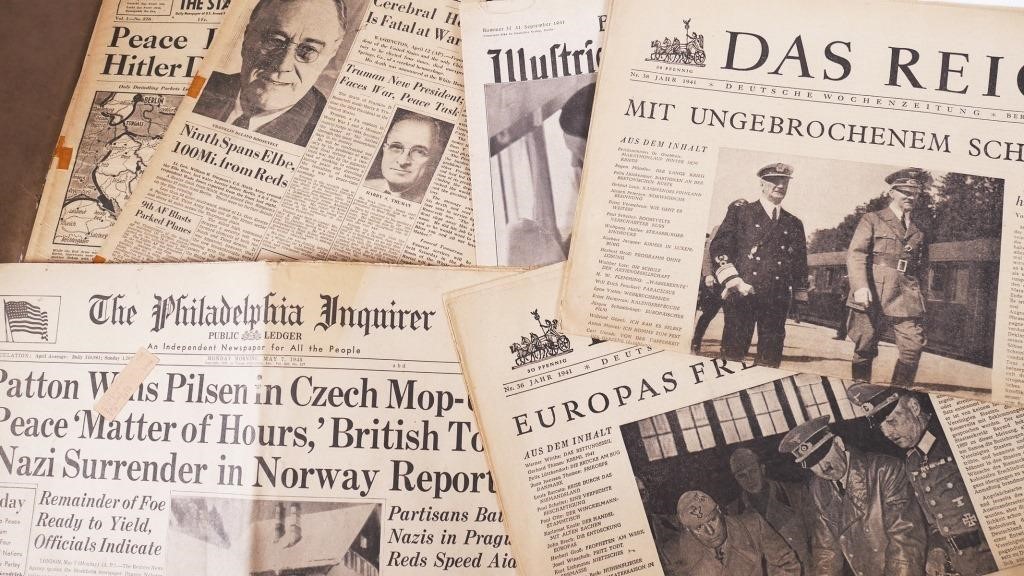 WWII US GERMAN NEWSPAPERS YANK 3653c2