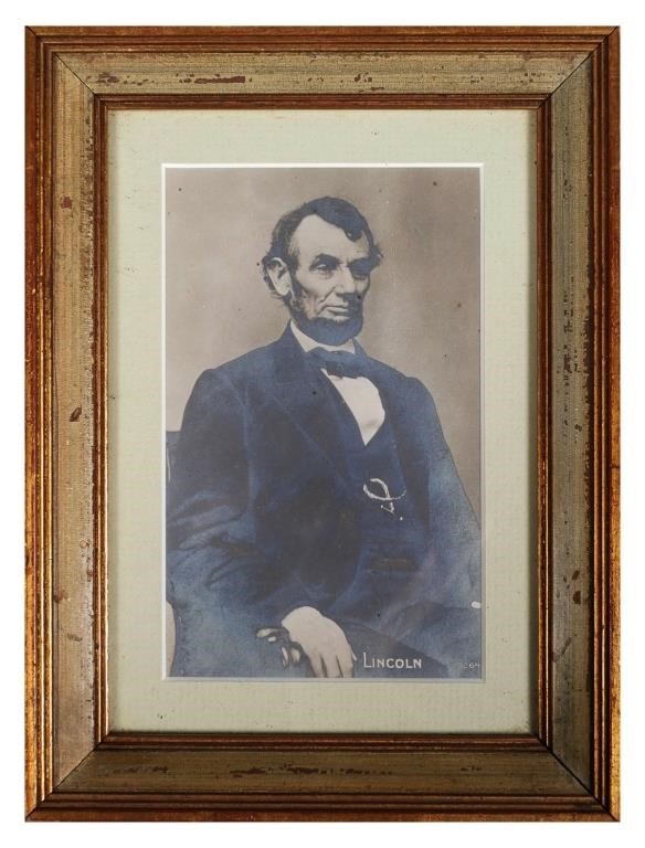 ABRAHAM LINCOLN, REAL PHOTO POSTCARDRPPC