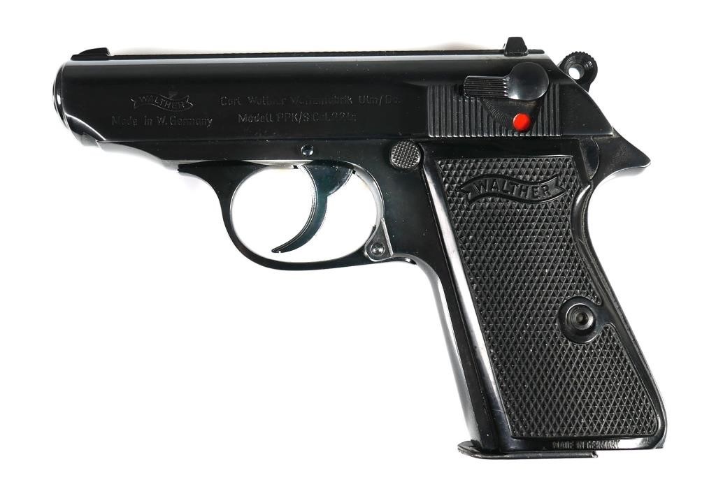 WALTHER PPK/S 22 SEMI AUTOMATIC PISTOLWalther
