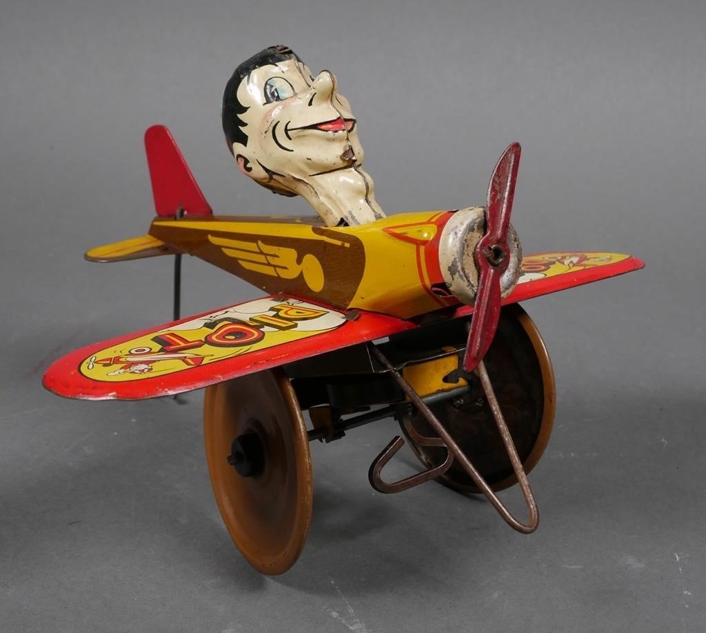 MARX TIN WINDUP ROOKIE PILOTLouis 365571