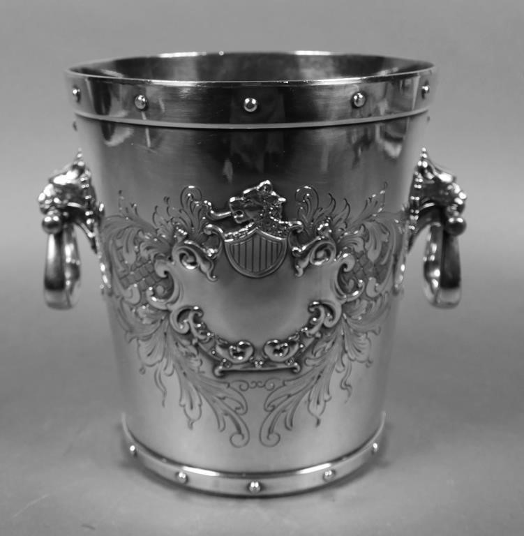 VICTORIAN SILVERPLATE ICE BUCKET 365598