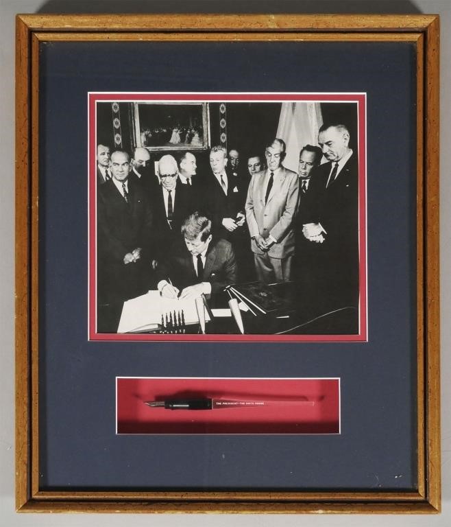 JFK KENNEDY BILL SIGNING PENJOHN