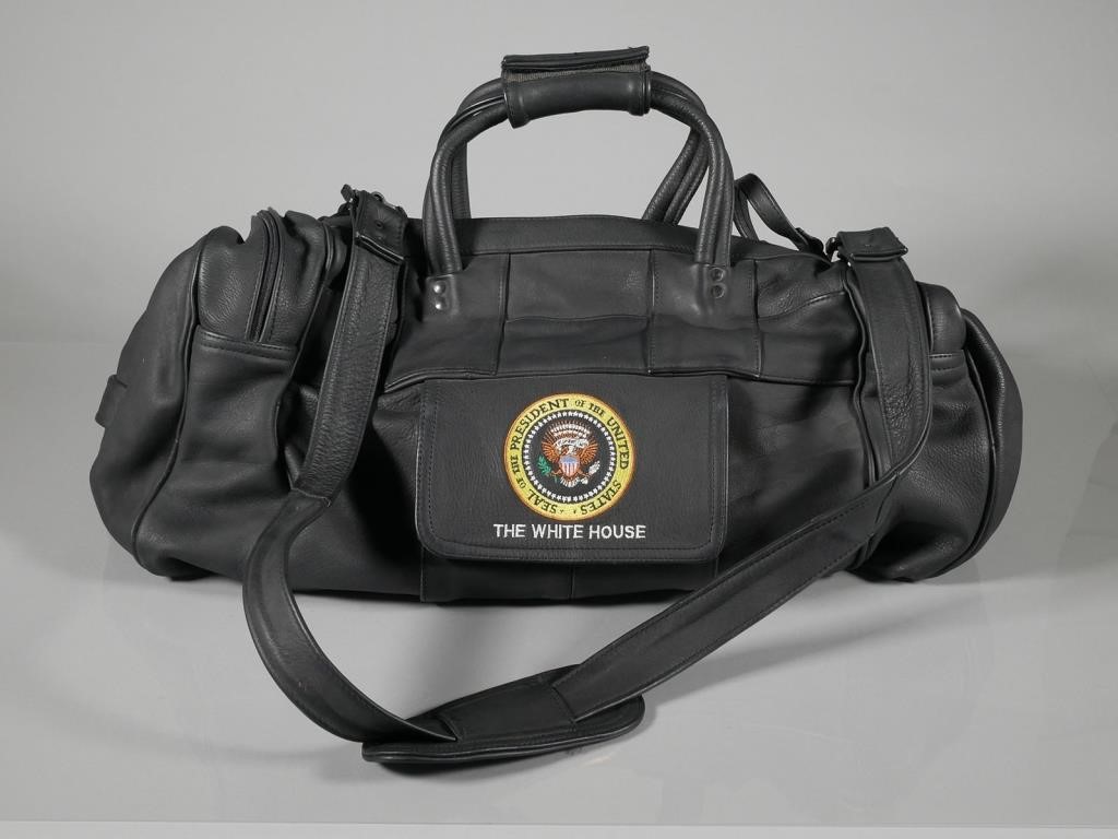 PRESIDENTIAL SEAL WHITE HOUSE LEATHER