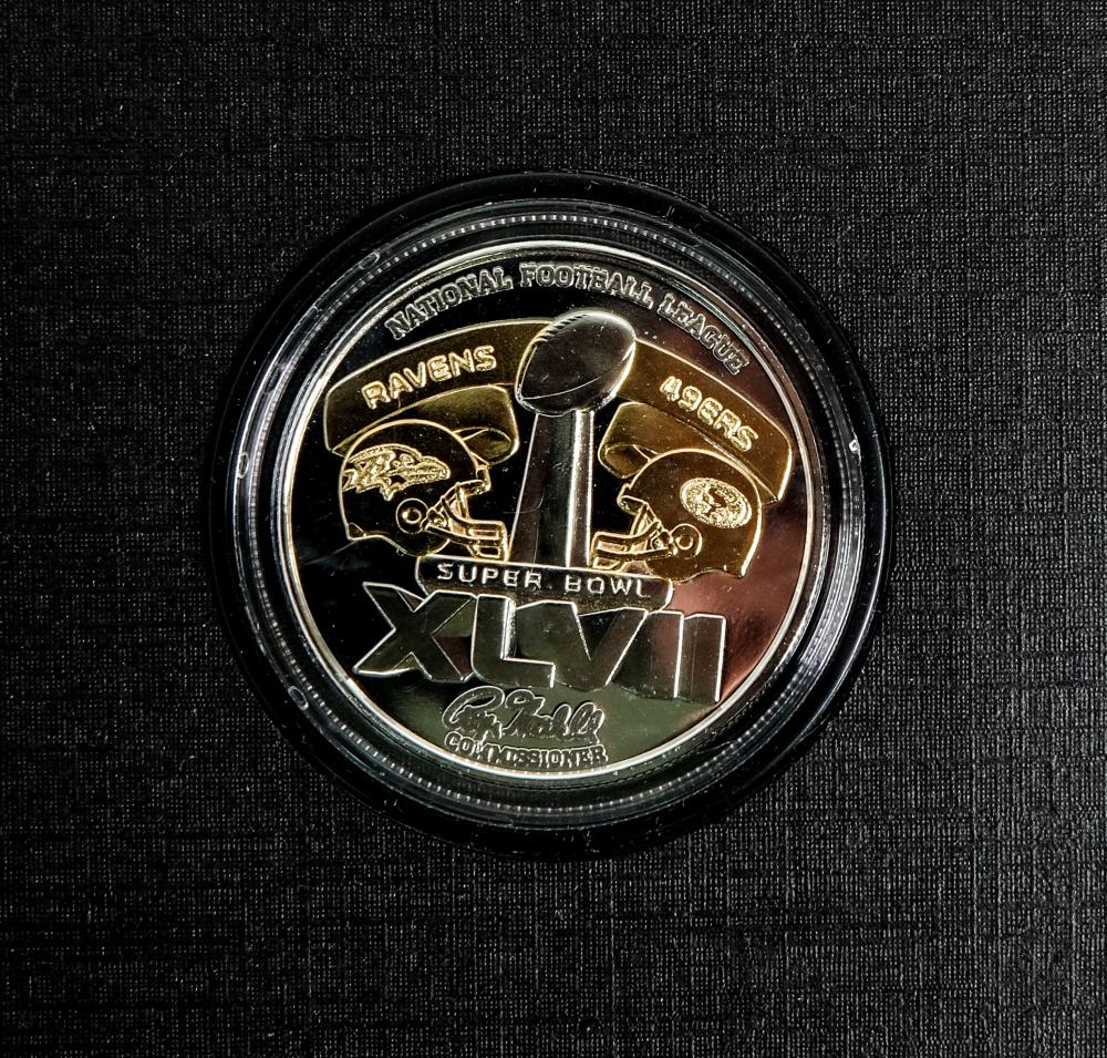 NFL SUPER BOWL XLVII(47) 24K &