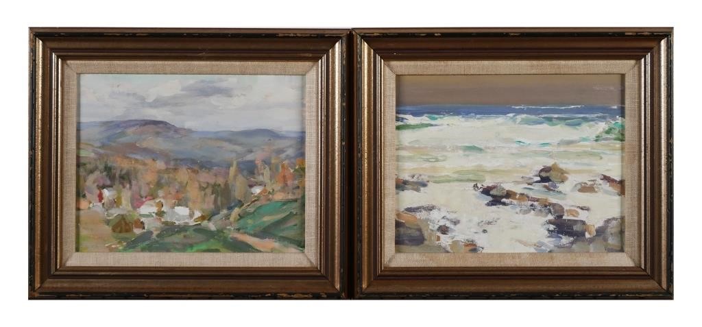 JAY CONNAWAY, (2) O/B, LANDSCAPE, SEASCAPEPair