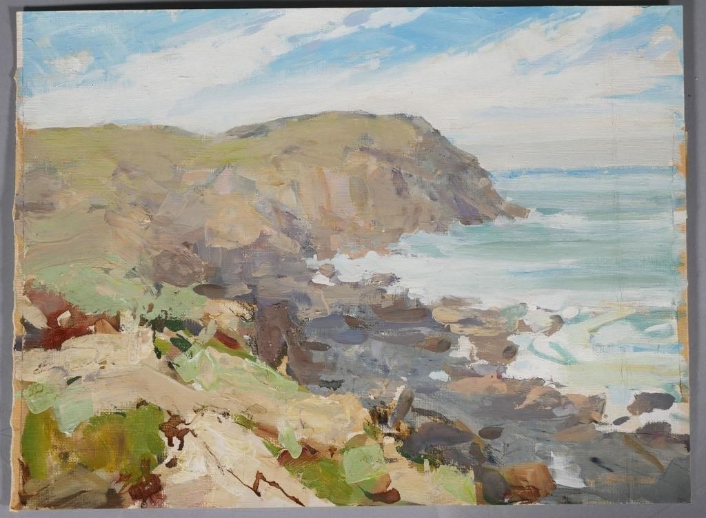 JAY CONNAWAY, OIL ON CANVAS, SEASCAPEOil