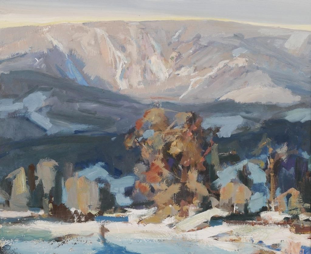 JAY CONNAWAY OIL ON BOARD LANDSCAPEOil 3656d2