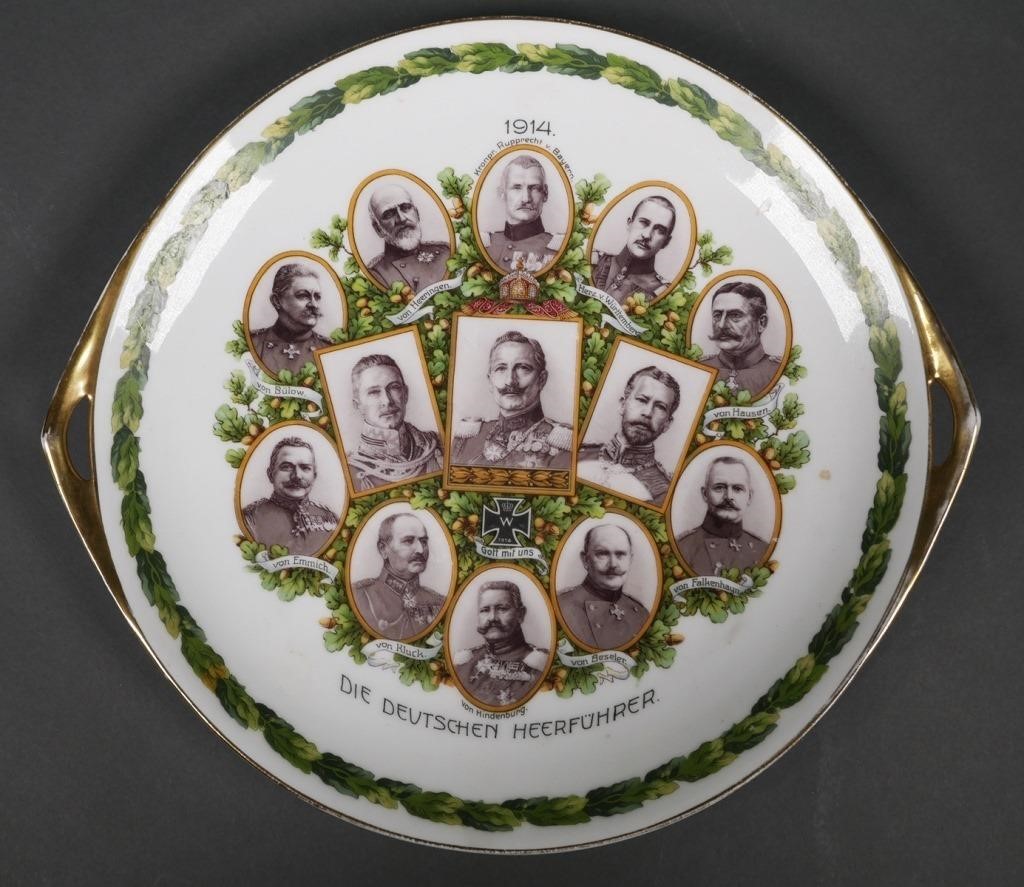 1914 IMPERIAL GERMAN WWI CAKE PLATEScarce