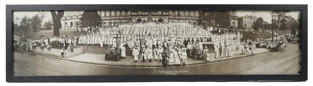 1925 KKK PANORAMIC PHOTOGRAPH,